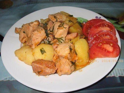 Жаркое по-уральски.  Очень вкусно и очень сытно! 09