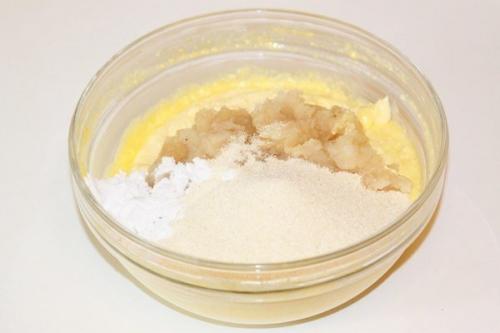 Яблочные сырники без муки. 03