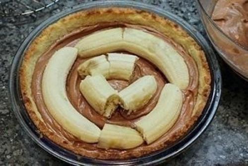 Вкуснейший торт с бананами и шоколадным муссом. 06