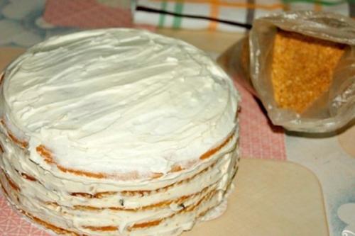 Торт Арлекин.   Ингредиенты: 07