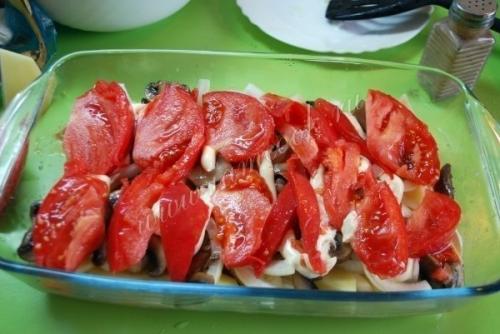 Куриная запеканка по-французски.