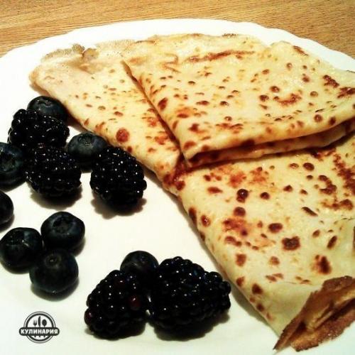 Английские тонкие блины.