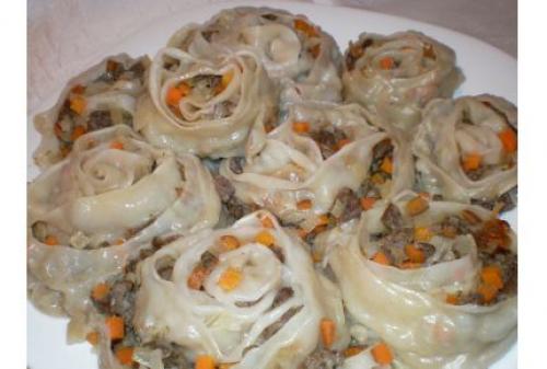 Гюль манты.   Манты - классическое блюдо народов центральной Азии. 08