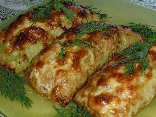 Кабачковые рулетики Пальчики Оближешь.