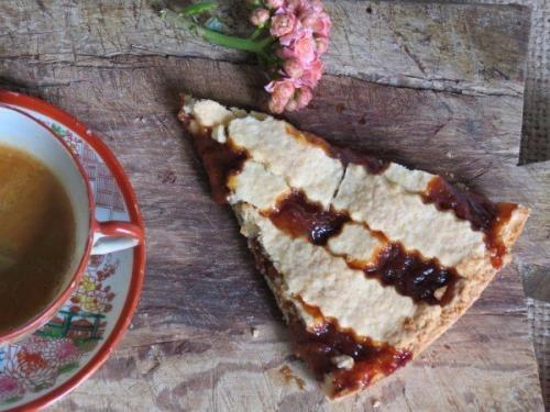 Кростата со сливовым вареньем. Кростата со сливовым вареньем.