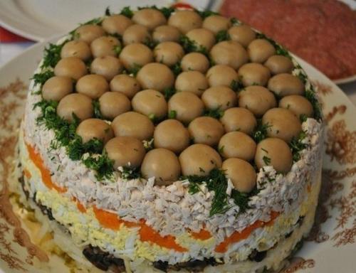 Топ - 10 рецептов приготовления праздничных салатов. 07