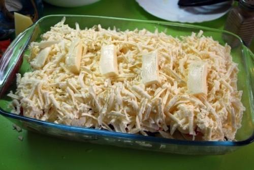 Куриная запеканка по-французски.