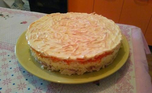 Очень вкусный салат из корейской моркови.