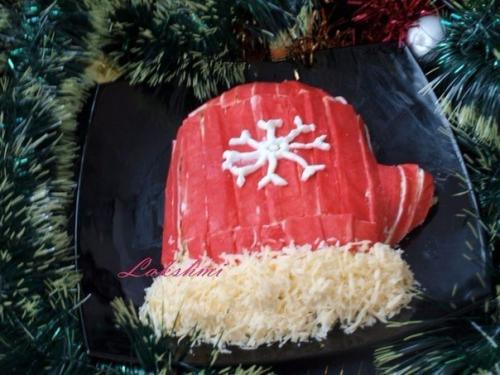 Салат Варежка Деда Мороза? 04