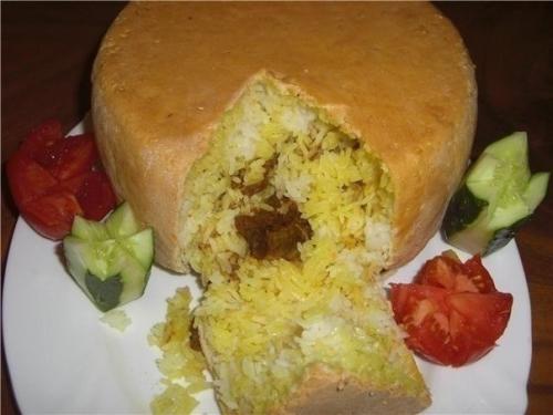 Бочонок с пловом.