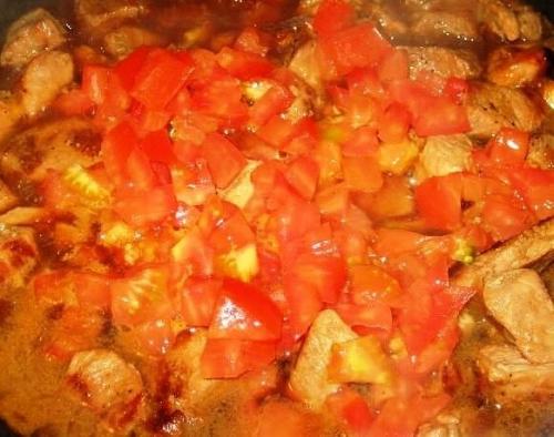 Суп C жapеным mяcоm. 02