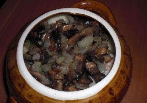 Фрикадельки с картошкой и грибами под сыром. 02