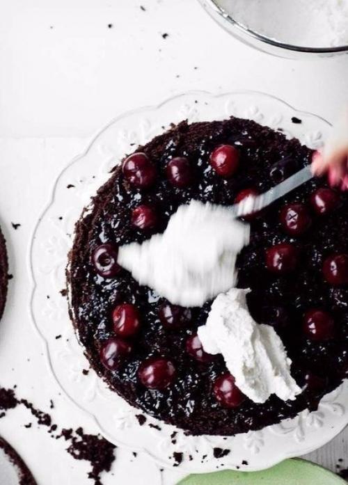 Шварцвальдский шоколадный торт Черный лес. 02