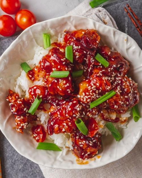 Куриное Филе в кисло-сладком соусе с мартини. 08