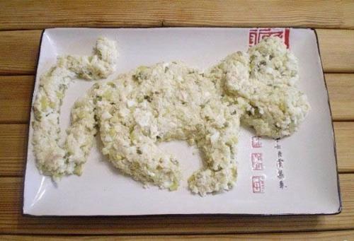 Салат Обезьянка.  Ингредиенты: 05