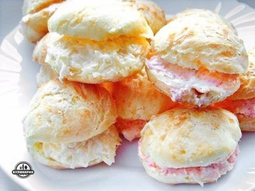 Французские заварные булочки.

