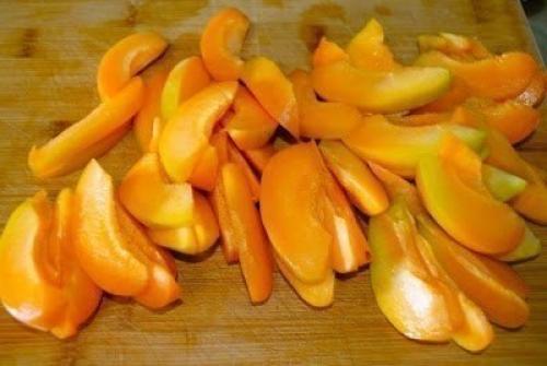 Французская манная запеканка с абрикосами. 04