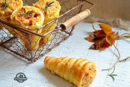 Закусочные трубочки.  Вам потребуется: