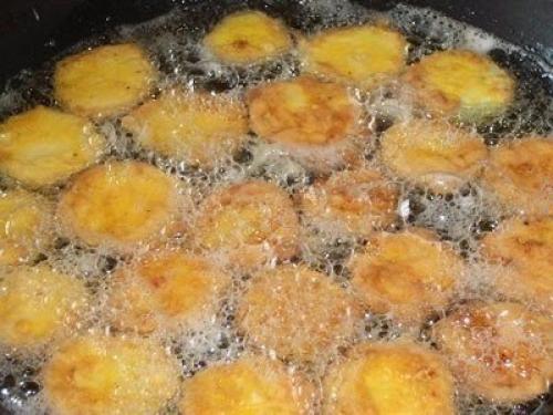 Жареные кабачки с чесночным соусом. 04