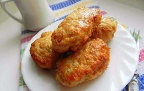 Супер пышные котлеты из куриного фарша с овсяными хлопьями. 05