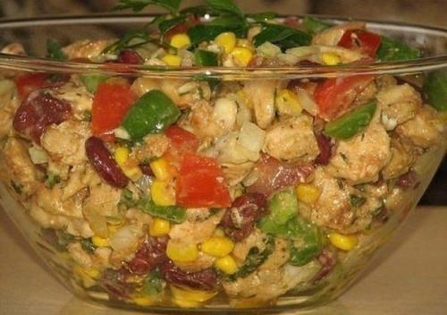 Салат без майонеза.