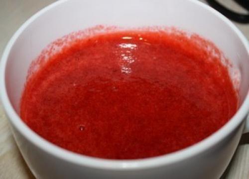 Сметанно - клубничное желе. 02