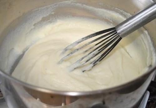 Французская манная запеканка с абрикосами. 05