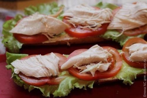Сэндвич с курицей. 05