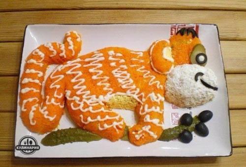 Салат Обезьянка.  Ингредиенты: