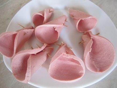 Закуска Колокольчики.  Ингредиенты: 02