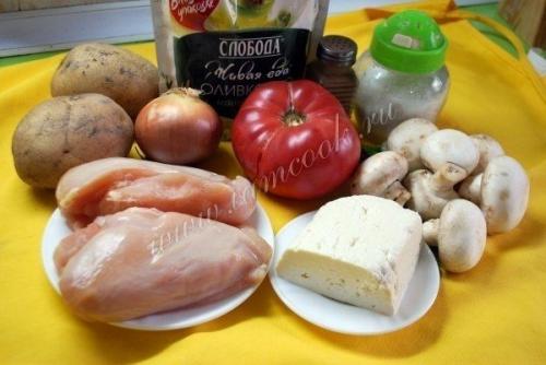 Куриная запеканка по-французски. 01