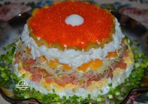 Топ невероятно вкусных салатов для праздничного стола. 08