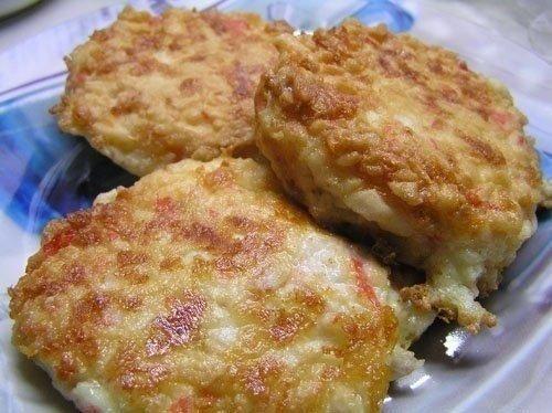Котлетки из крабовых палочек. Котлетки из крабовых палочек.