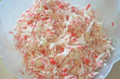 Сырные шарики с крабовыми палочками. 02