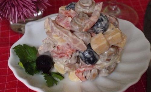 Превосходный салат Праздничный.