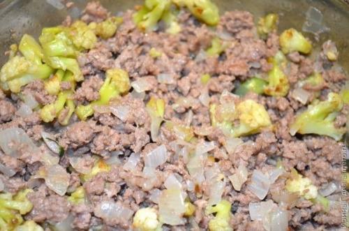 Открытый мясной пирог из картофельного теста. 02