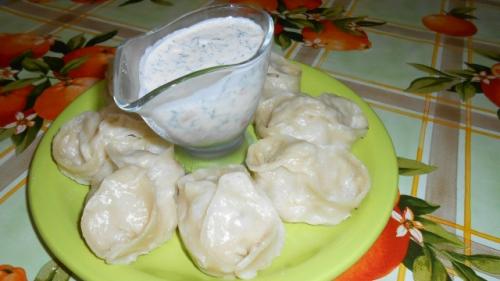 Манты.  Ингредиенты:  Для теста: