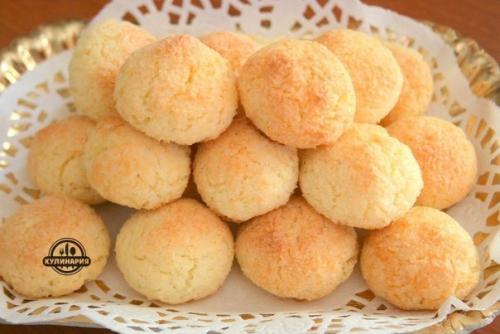 Кокосовое печенье.  Ингредиенты: