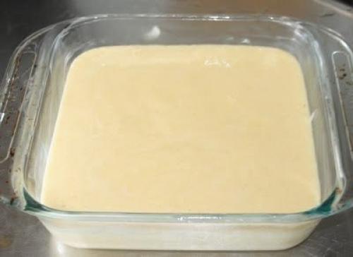 Французская манная запеканка с абрикосами. 03