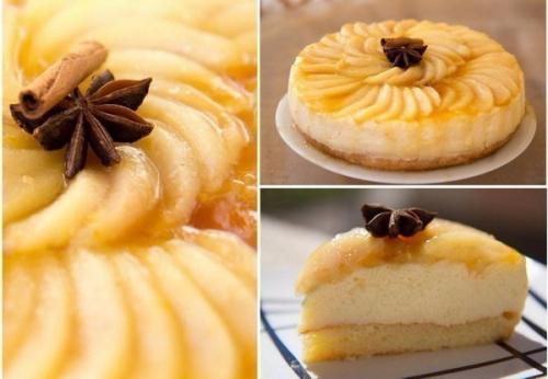 Торт грушево - карамельный.