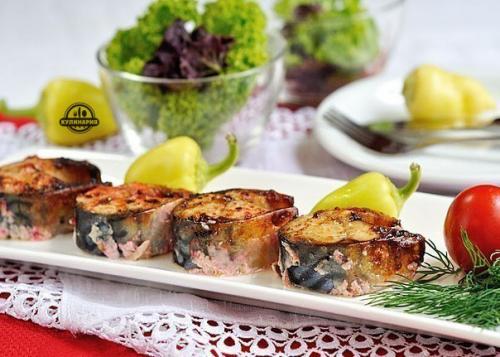 Скумбрия запеченная.  Вам потребуется: