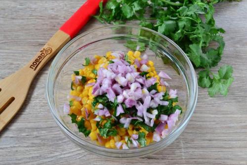 Салат Кукурузный мир. 05