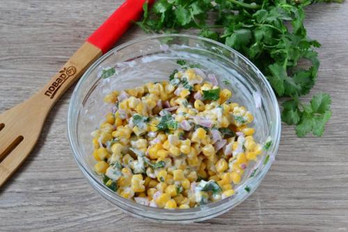 Салат Кукурузный мир. 07