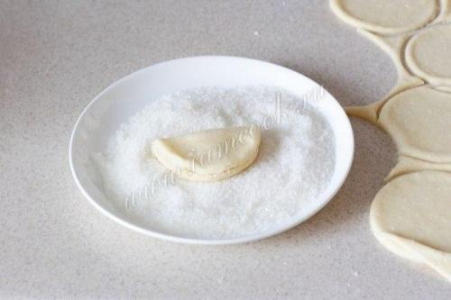 Творожное печенье Уголки. 03