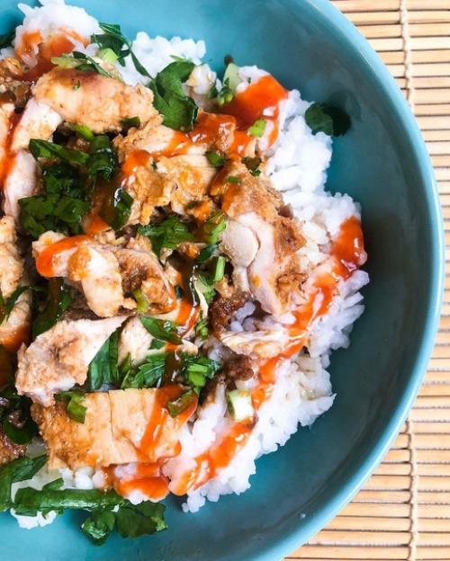 * поке боус с лимонно имбирным курочка в йогуртовой глазури *. 01