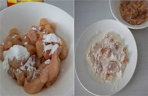 Наггетсы из курицы.