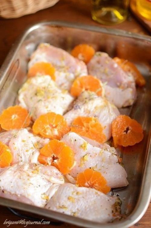 Курица с мандаринами. 05 Курица с мандаринами. 05