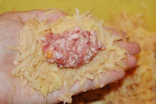 Картофельные зразы с мясным фаршем. 02