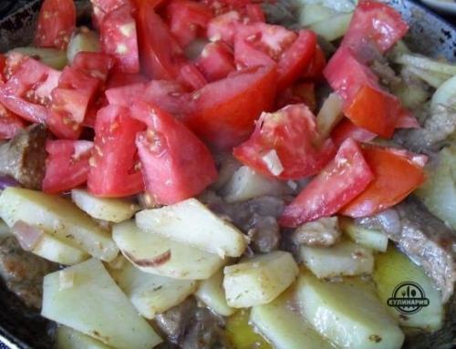 Оджахури.  Ингредиенты:   - Свинина - 400 г. 05