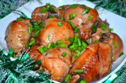 Куриные голени в чайном маринаде. Куриные голени в чайном маринаде.